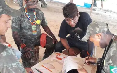 ‘Oficina de formação em monitoramento territorial e ambiental para os guardiões e guerreiras da floresta