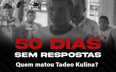 NOTA DE REPÚDIO PELO ASSASSINATO DE TADEO KULINA