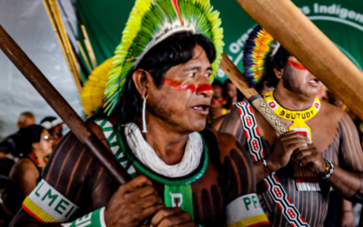 Lideranças indígenas da Amazônia brasileira participam da COP16 da Biodiversidade, na Colômbia