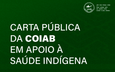 CARTA PÚBLICA DA COIAB EM APOIO À SAÚDE INDÍGENA