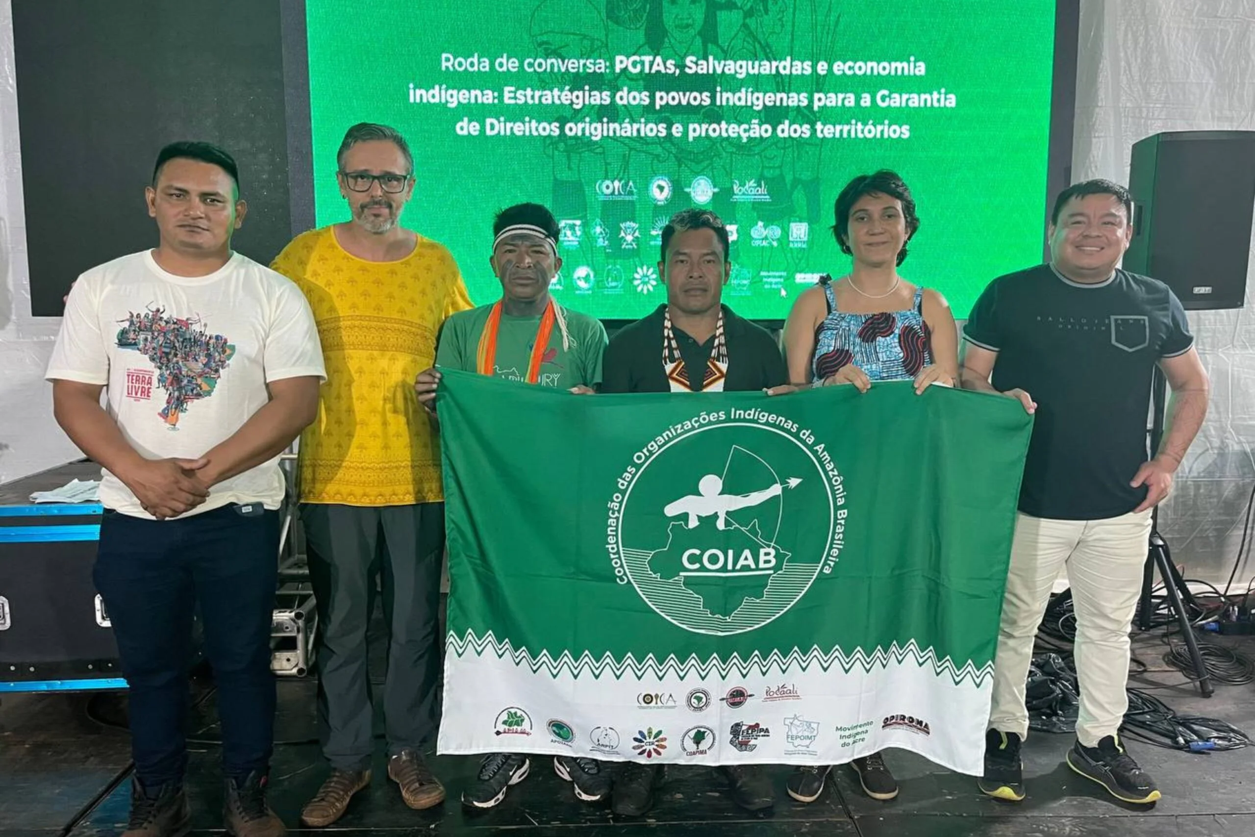Composição do Painel – Foto – Pedro Tukano – Tenda Coian – ATL 2025