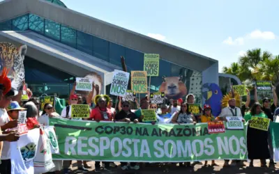 Movimentos sociais levam “Planeta em crise” à sede da COP30, em Belém