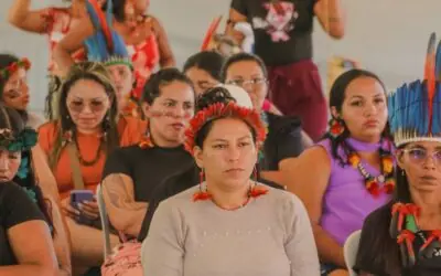 Diálogos para a COP30 e presença de mulheres internacionais marcam a atuação da Umiab na IV Marcha das Mulheres Indígenas
