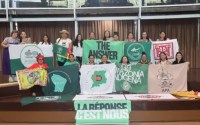 Mulheres indígenas da Bacia Amazônica apresentam Balanço Ético Global sobre o Clima