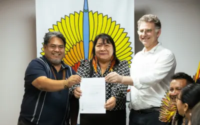 Coiab assina acordo de cooperação com a Funai para fortalecer a gestão territorial e ambiental de Terras Indígenas