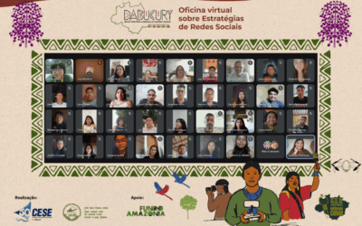 Dabucury: Oficina virtual destaca redes sociais como território de luta dos povos indígenas