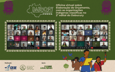 Projeto Dabucury realiza oficina virtual sobre elaboração de orçamento