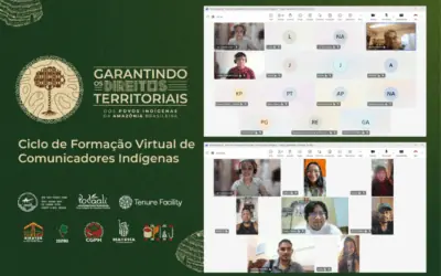 Coiab inicia ciclo de formação para comunicadores de terras indígenas em processo de demarcação