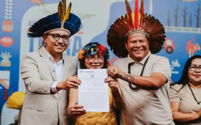 No ATL, Coiab celebra avanço na demarcação de territórios indígenas no Amazonas e no Amapá 